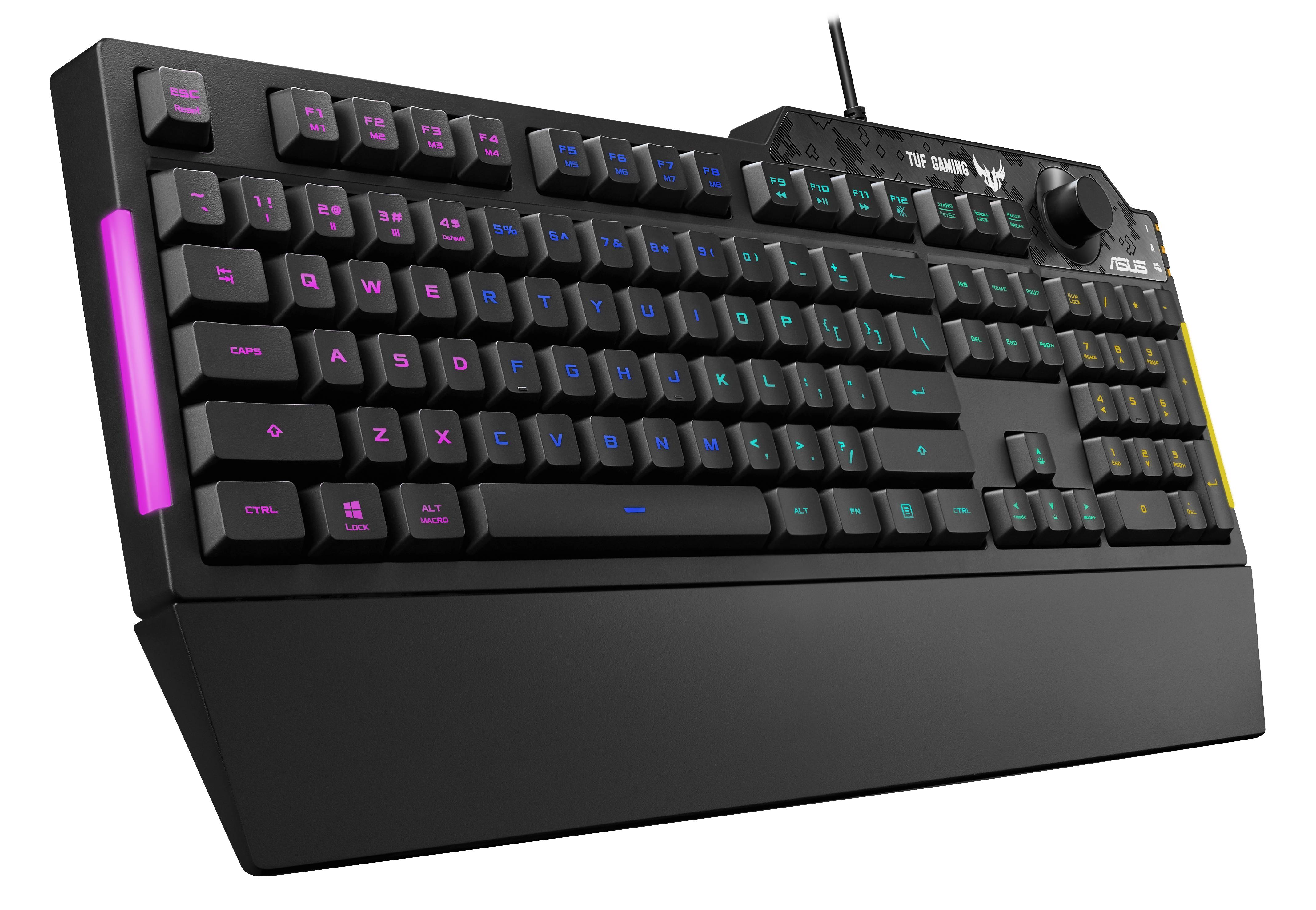 Rca Informatique - image du produit : TUF GAMING K1 GAMING KEYBOARD FR LAYOUT