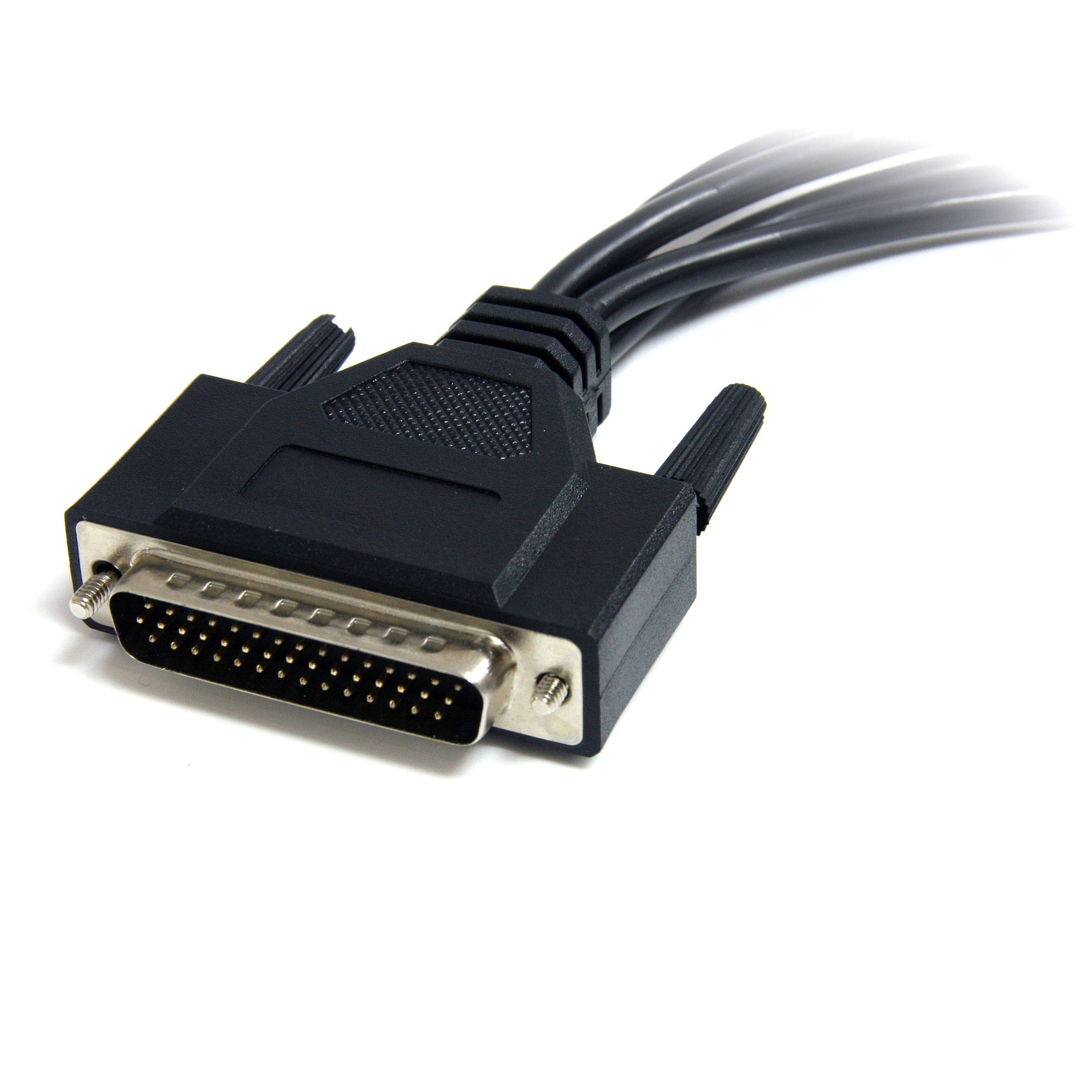 Rca Informatique - image du produit : CARTE SERIE RS232 PCI-E 4 PORTS AVEC CABLE