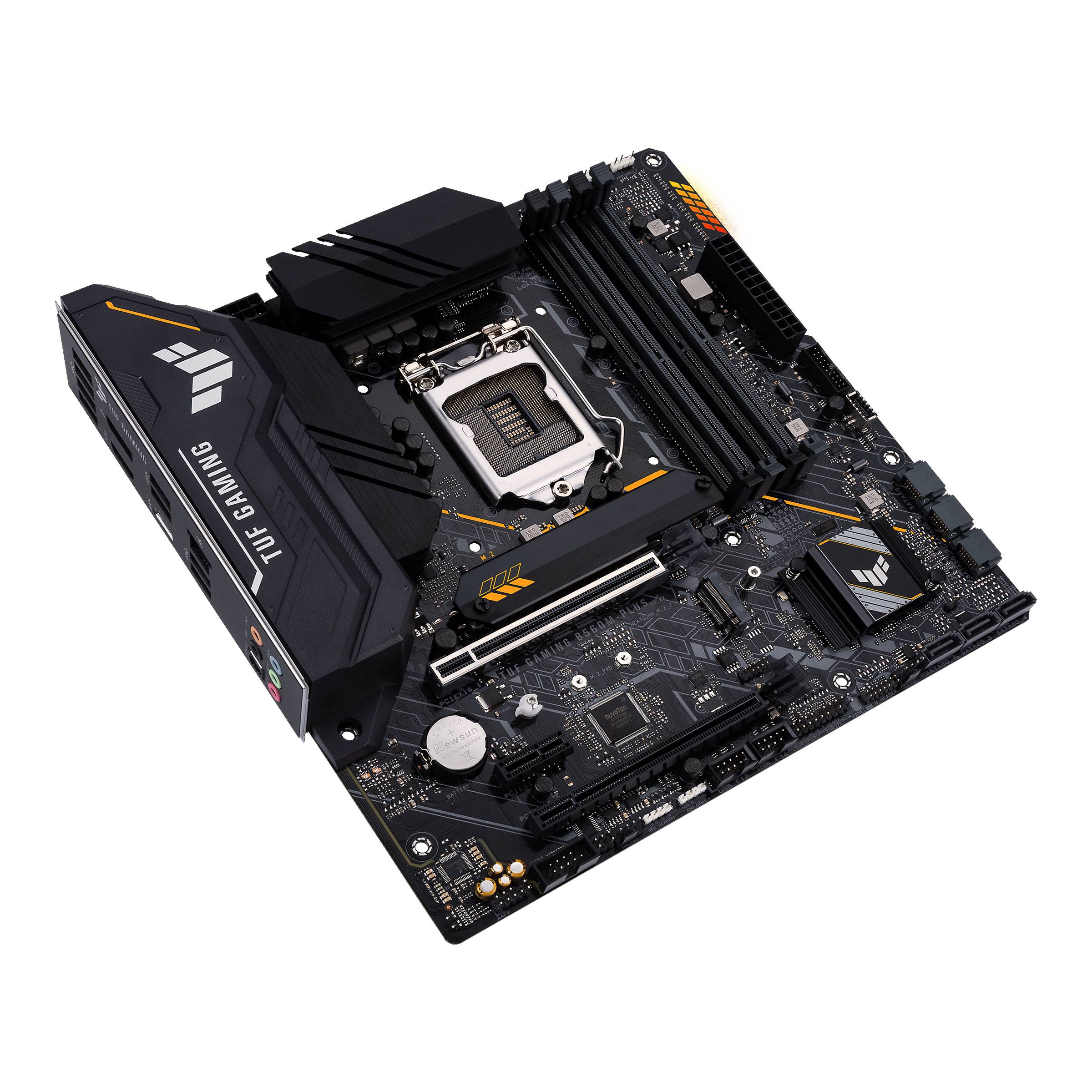 Rca Informatique - image du produit : TUF GAMING B560M-PLUS MATX+GLN+U3.2+M2 SATA6+4XDDR4