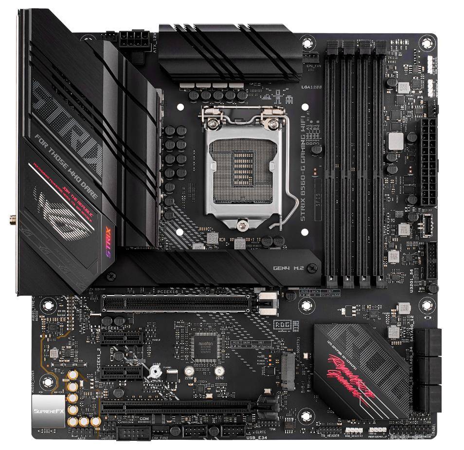 Rca Informatique - image du produit : ROG STRIX B560-G GAMING WIFI LGA1200 B560 USB3.2 GEN 2 MB