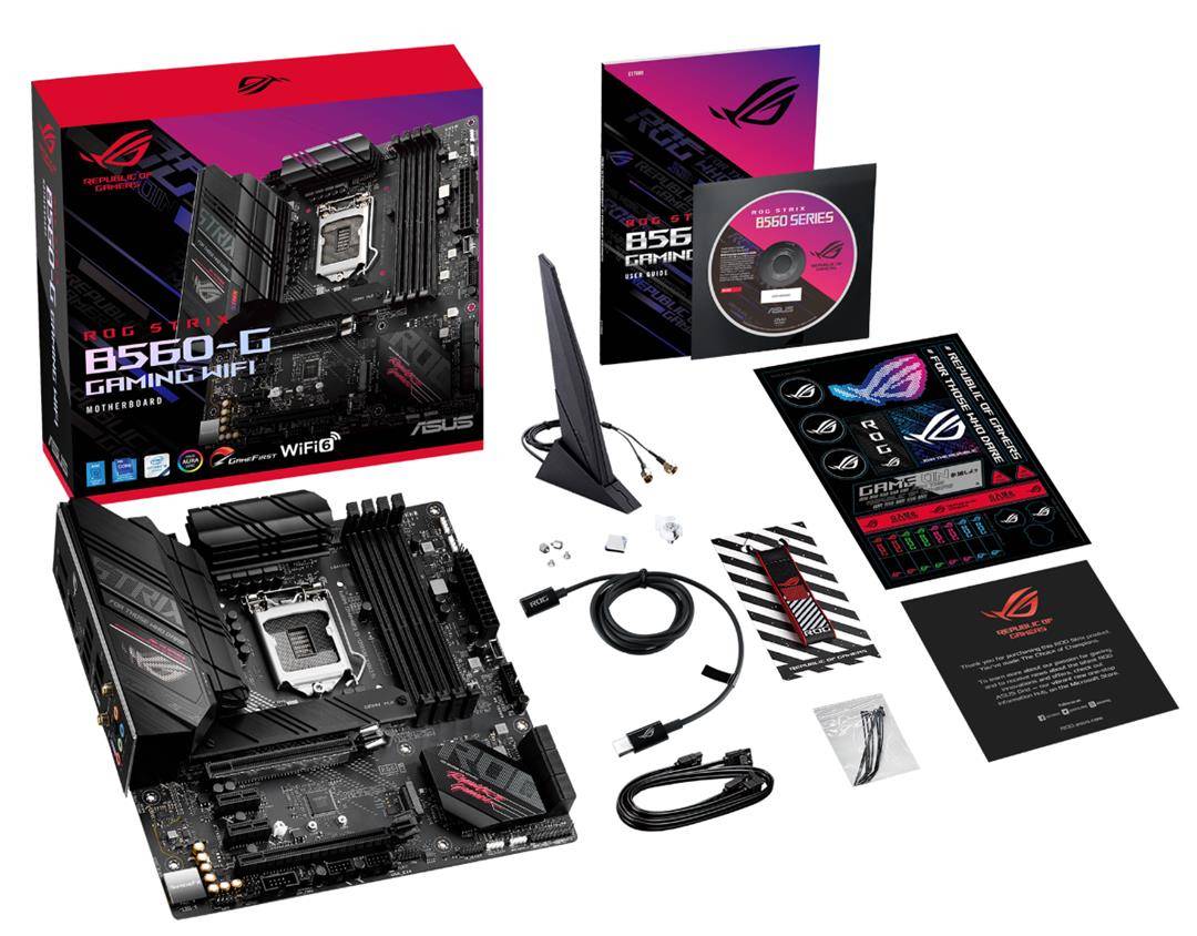 Rca Informatique - image du produit : ROG STRIX B560-G GAMING WIFI LGA1200 B560 USB3.2 GEN 2 MB