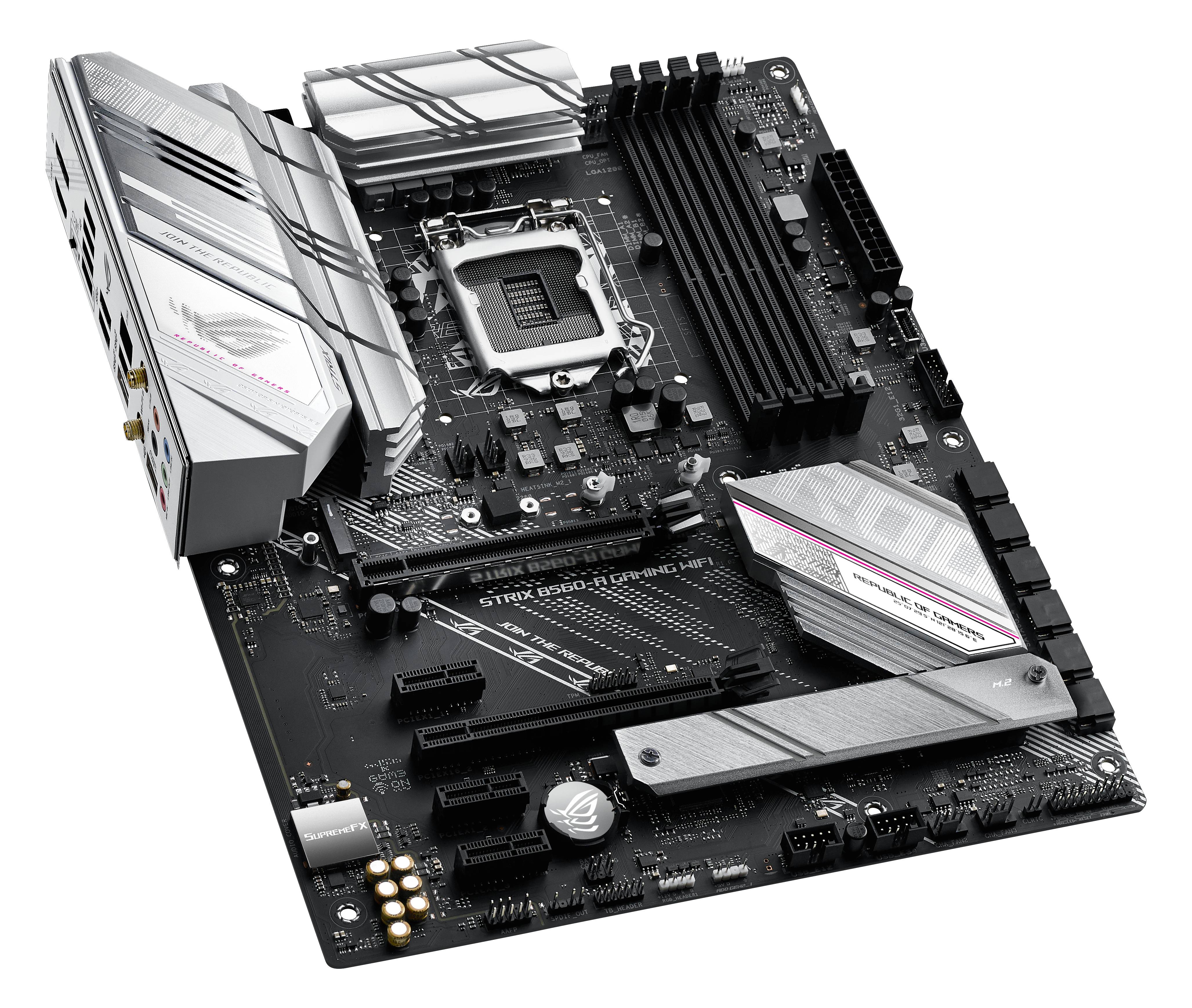 Rca Informatique - image du produit : ROG STRIX B560-A GAMING WIFI ATX+GLN+U3.2+M2 SATA6+4XDDR4