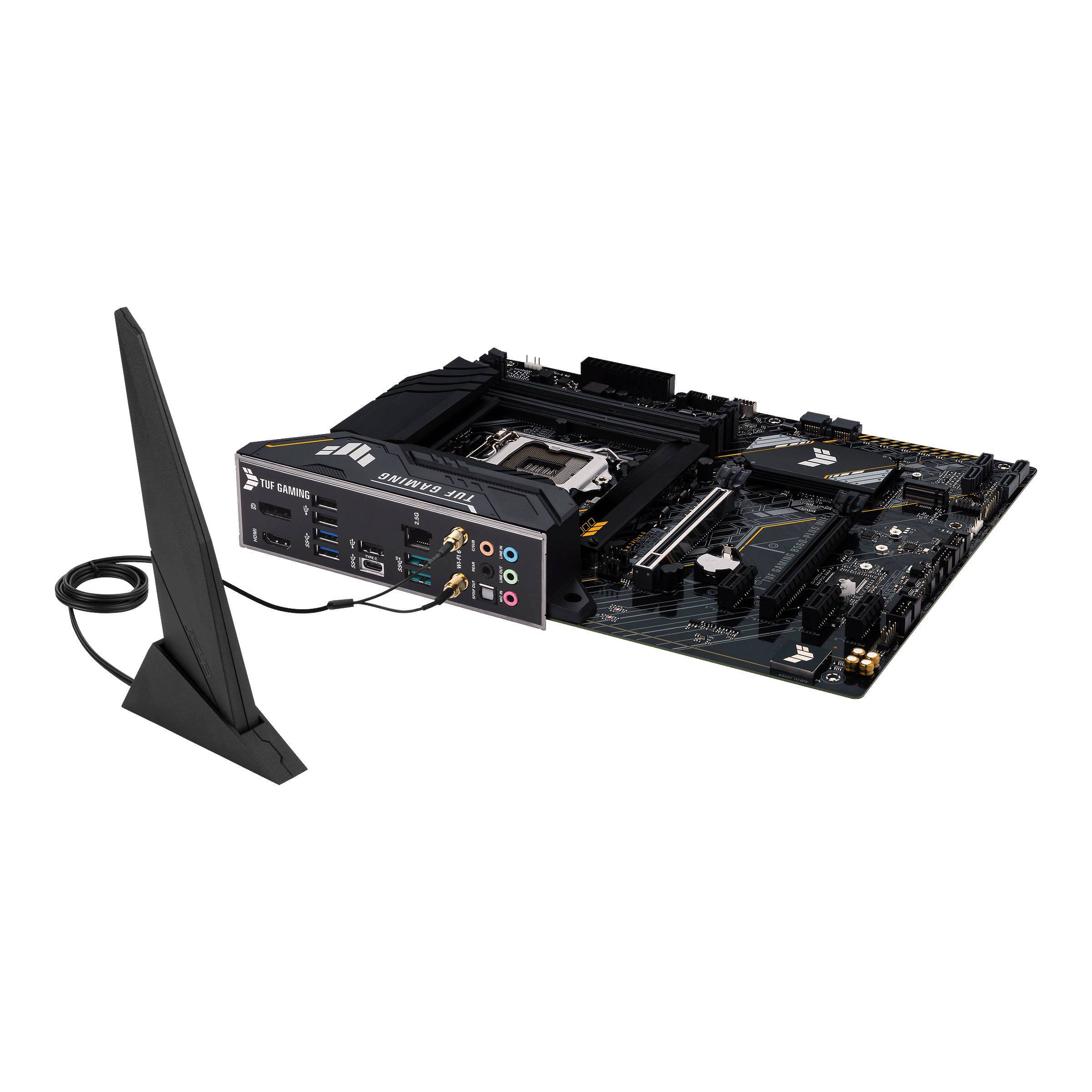 Rca Informatique - image du produit : TUF GAMING B560-PLUS WIFI ATX+GLN+U3.2+M2 SATA6+4XDDR4