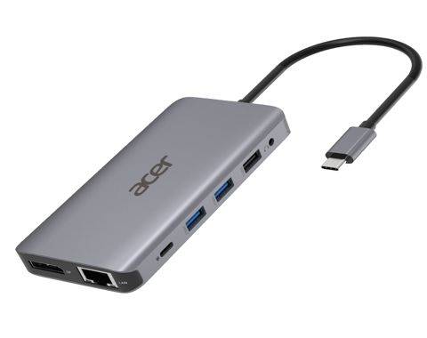 Rca Informatique - Image du produit : 12IN1 USB TYPE C TO 2X HDMI 1X VGA/1X RJ-45/2X USB SILVER
