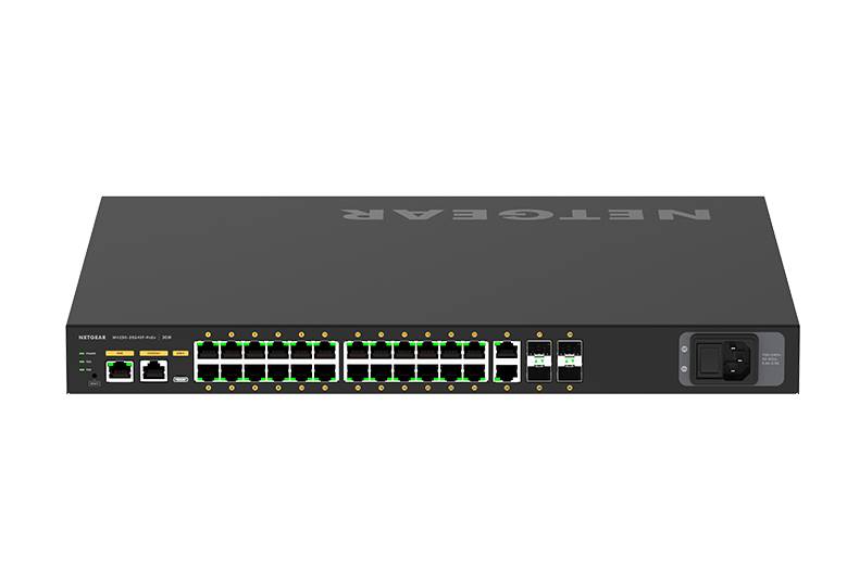 Rca Informatique - image du produit : AV LINE M4250-26G4XF-POE+ 24X1G POE+ 4XSFP+ MANAGED 480W