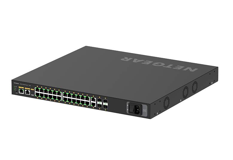 Rca Informatique - image du produit : AV LINE M4250-26G4XF-POE+ 24X1G POE+ 4XSFP+ MANAGED 480W