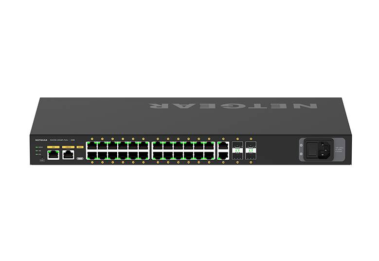 Rca Informatique - image du produit : AV LINE M4250-26G4F-POE+ 24X1G POE+ 4XSFP MANAGED 300W