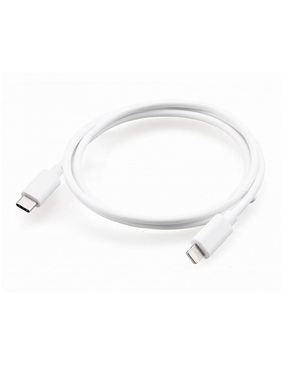 Rca Informatique - image du produit : USB-C TO LIGHTNING MFI WHITE CABLE 80CM