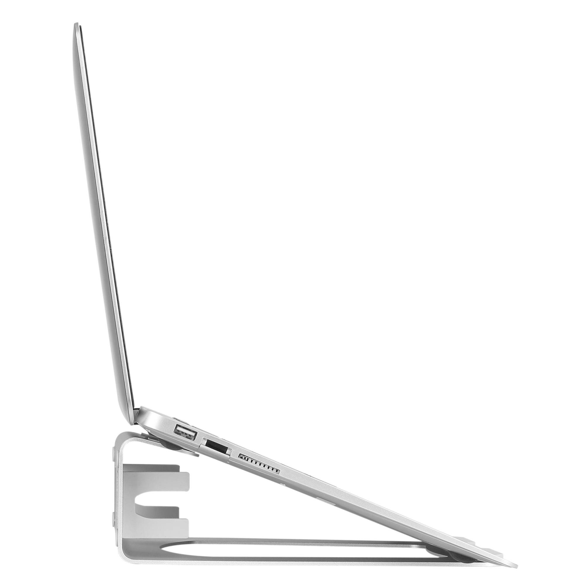 Rca Informatique - image du produit : LAPTOP STAND - 2-IN-1 LAPTOP RISER/VERTICAL STAND - ALUMINUM