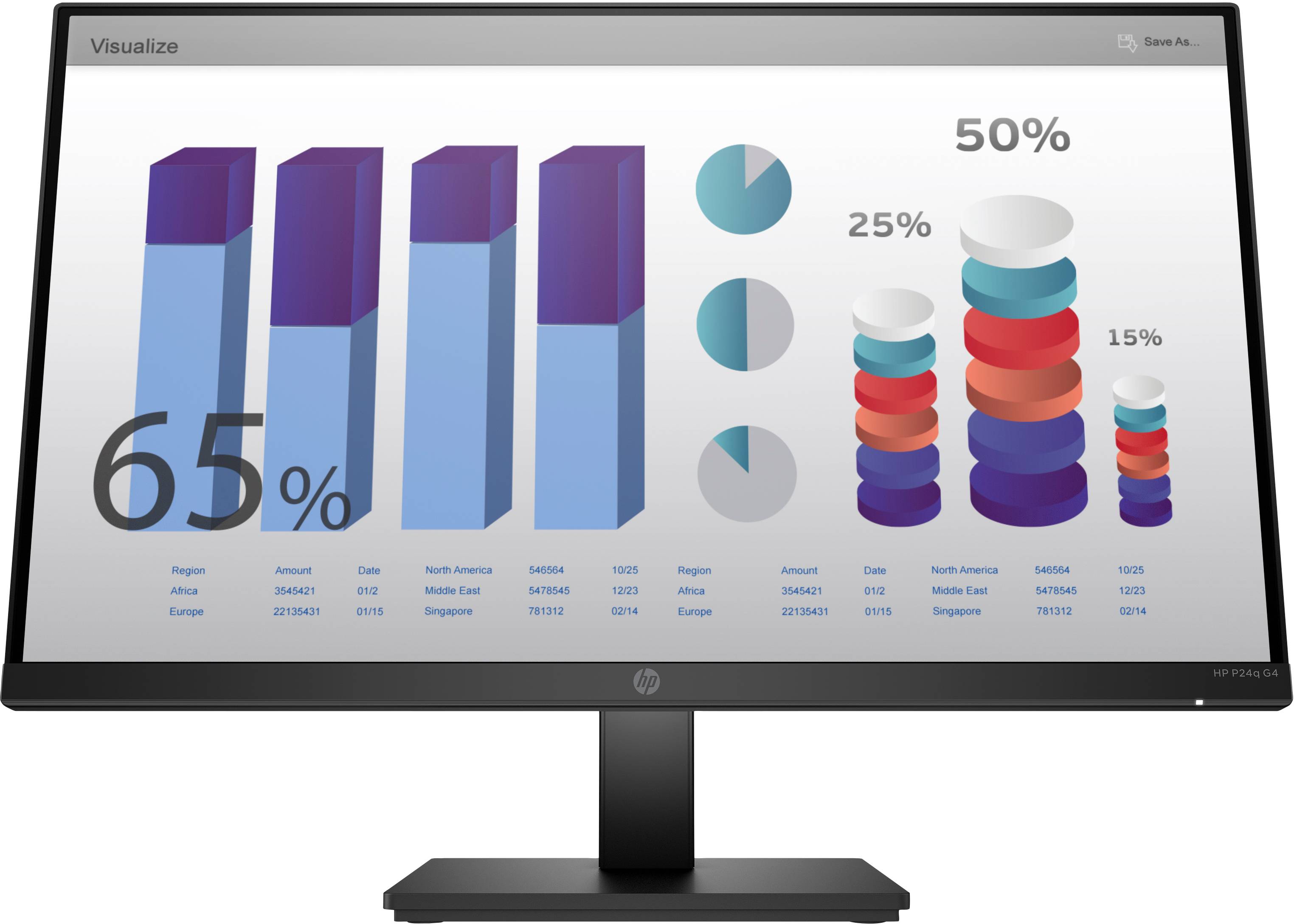 Rca Informatique - image du produit : P24Q G4 QHD MONITOR EN