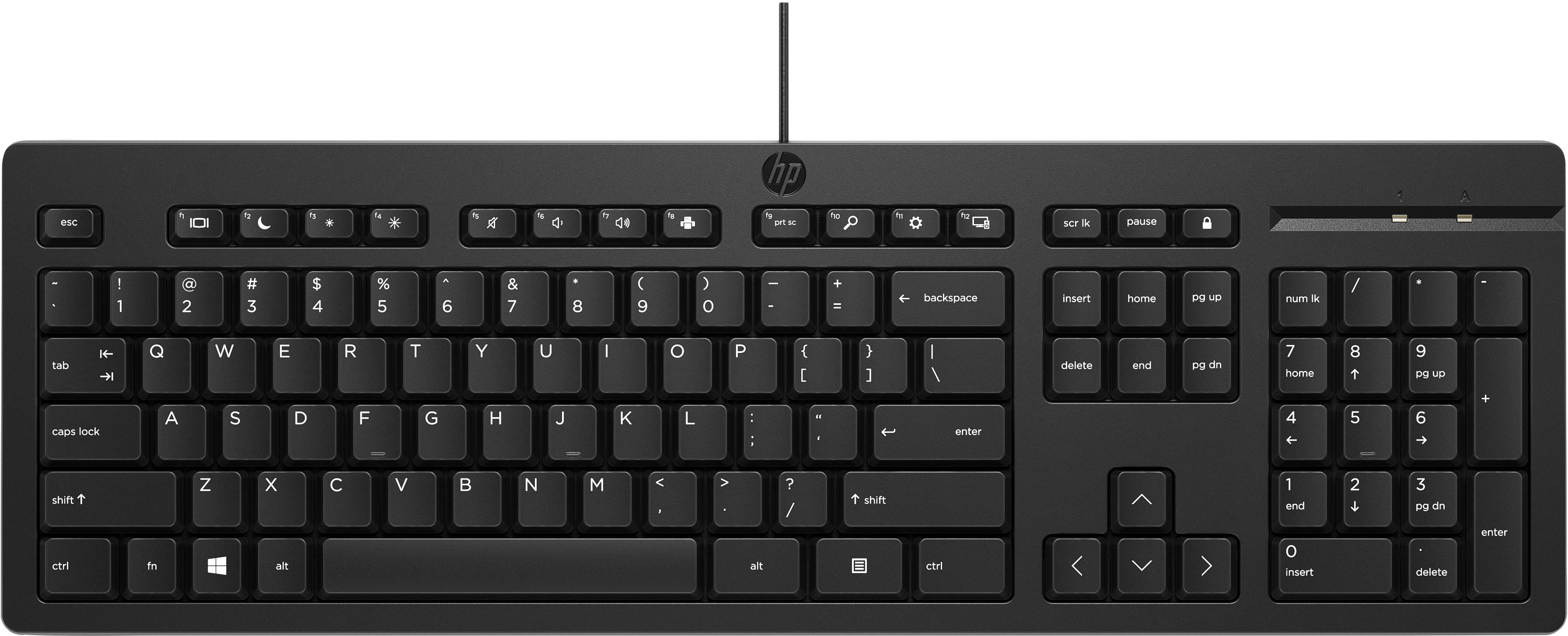 Rca Informatique - image du produit : KEYBOARD 125 WD HP