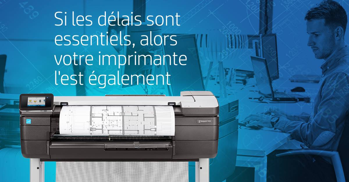 Rca Informatique - image du produit : HP DESIGNJET T830 MFP DE 24 POUCES (61 CM/A1)