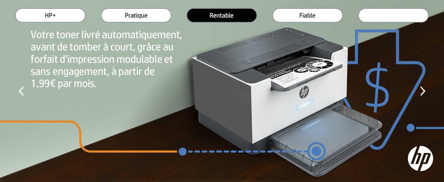 Rca Informatique - image du produit : HP LASERJET SFP M209DWE A4 29PPM 1200DPI USB WIFI DUPLEX