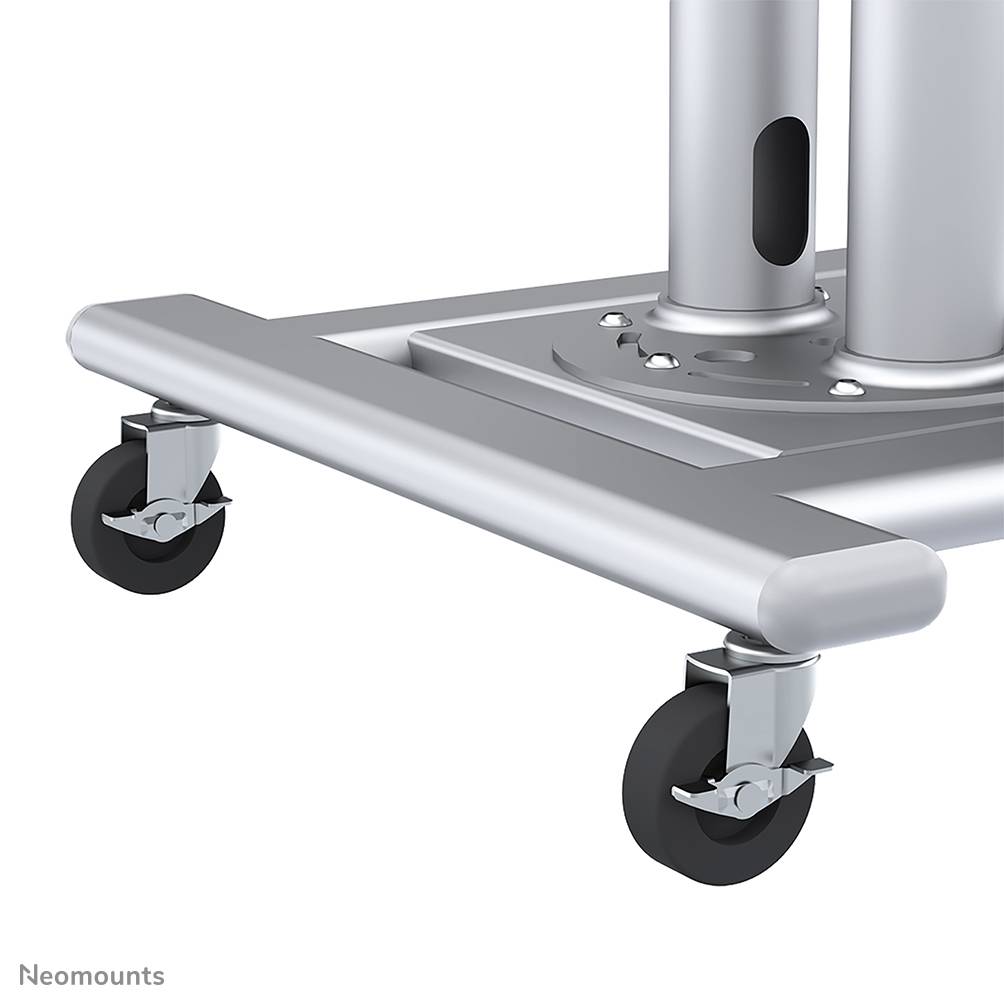 Rca Informatique - image du produit : MEUBLE ROULETTES ECRAN PLAT MAX 60IN H:80-120CM SILVER