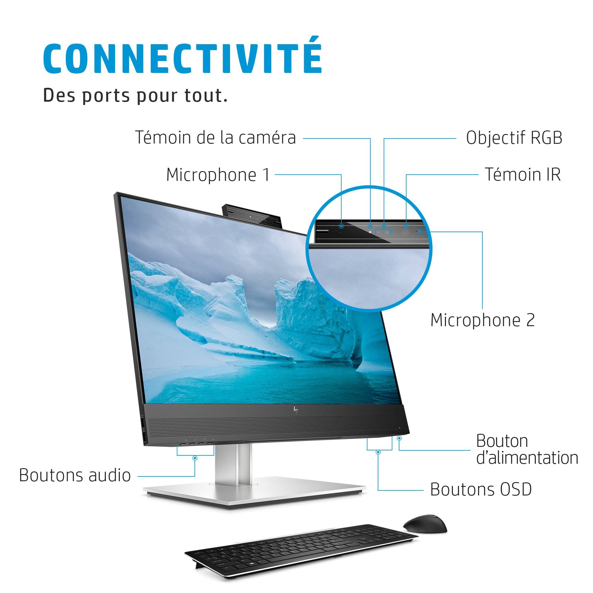 Rca Informatique - image du produit : HP E24MV G4 CONF FHD MONITOR