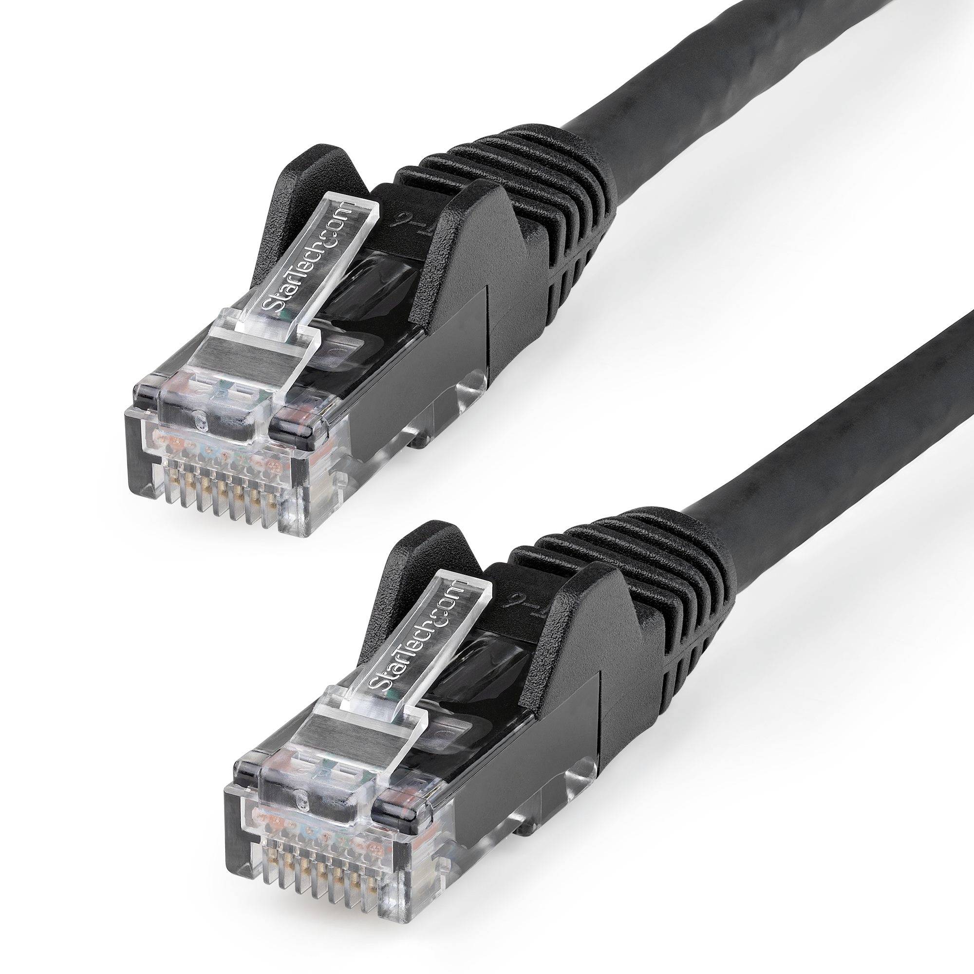 Rca Informatique - image du produit : 1M LSZH CAT6 ETHERNET CABLE - SNAGLESS UTP PATCH CORD BLACK