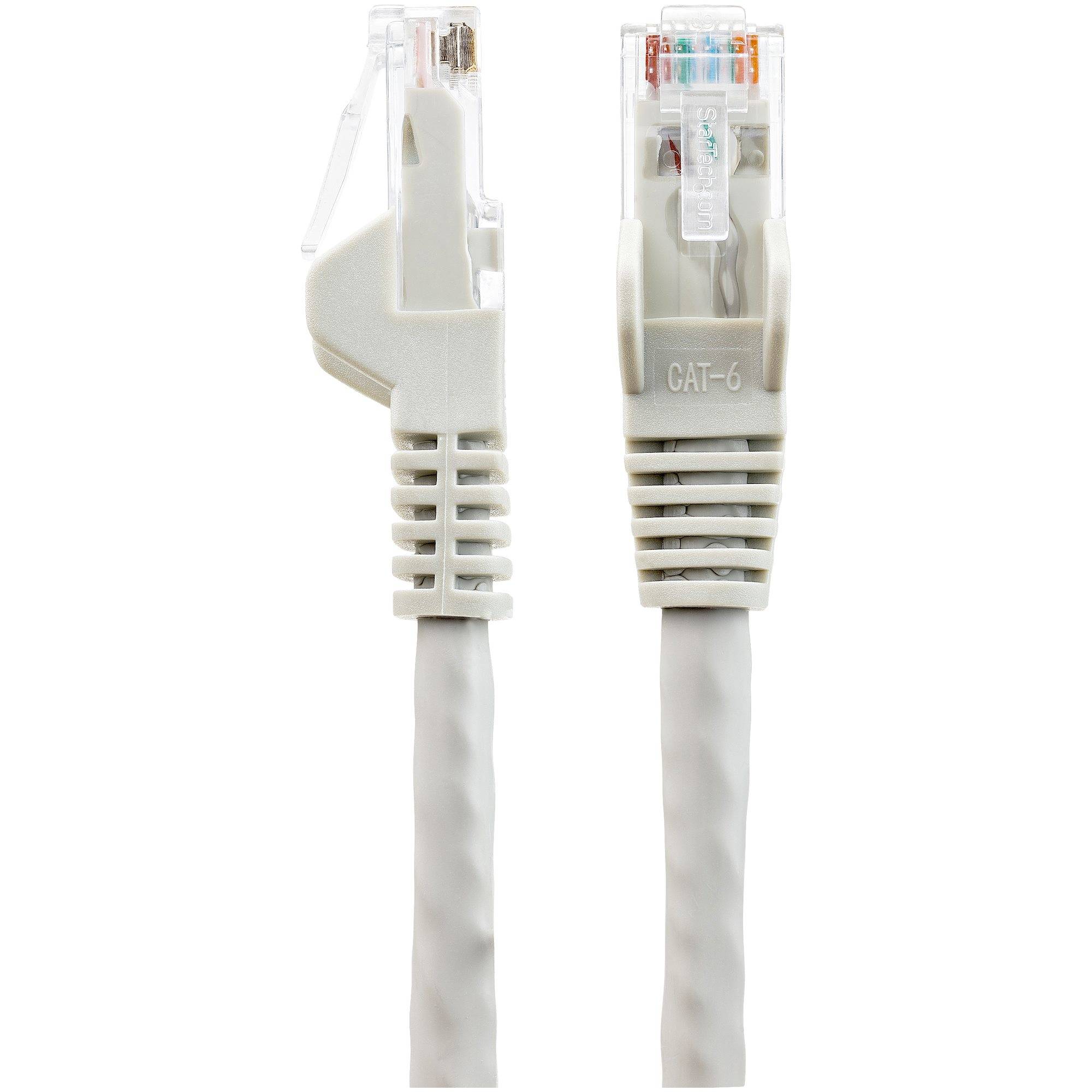 Rca Informatique - image du produit : 1M LSZH CAT6 ETHERNET CABLE - SNAGLESS UTP PATCH CORD GREY