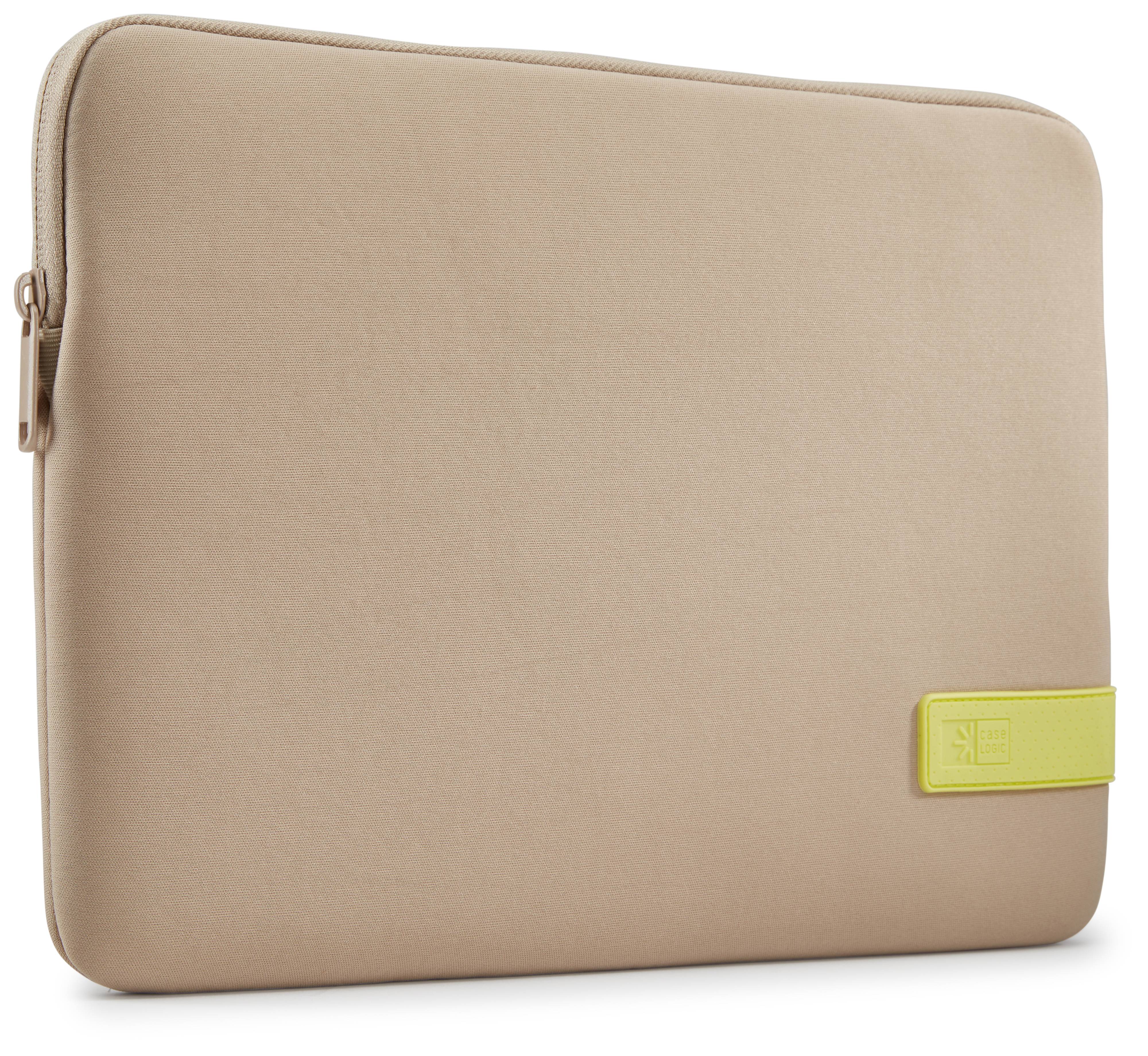 Rca Informatique - Image du produit : REFLECT MACBOOK SLEEVE 13IN PLAZA TAUPE / SUNNY LIME