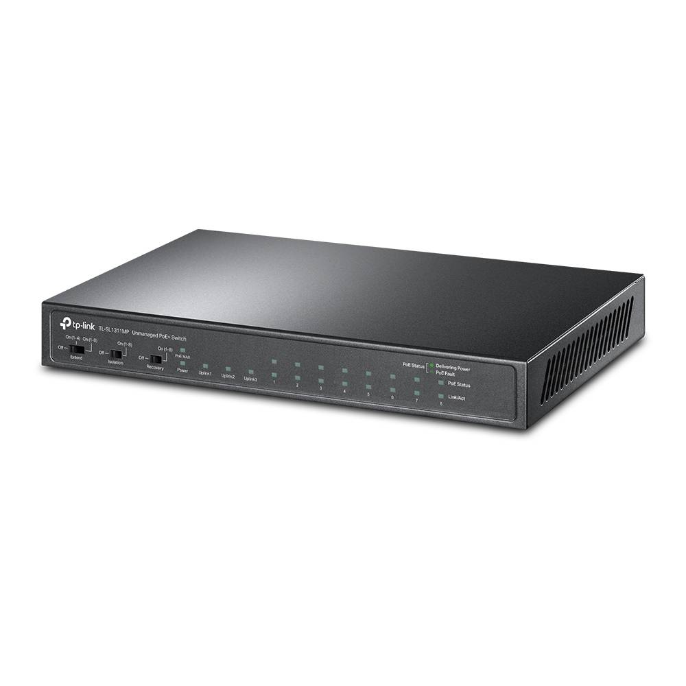 Rca Informatique - image du produit : 8-PORT 10 / 100MBPS + 3-PORT GIGABIT DESKTOP SWITCH WITH 8 PO