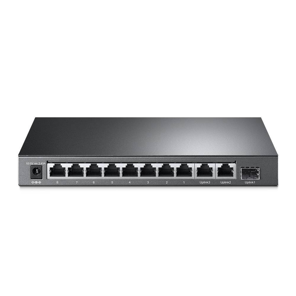 Rca Informatique - image du produit : 8-PORT 10 / 100MBPS + 3-PORT GIGABIT DESKTOP SWITCH WITH 8 PO