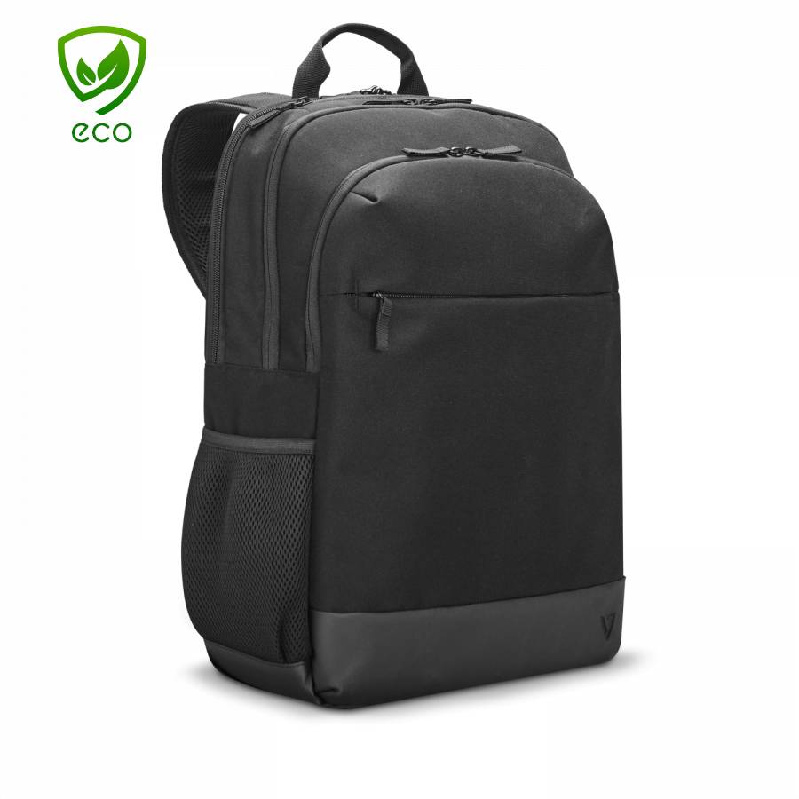 Rca Informatique - image du produit : 17IN ECOFRIENDLY BACKPACK BLK PROFESS. RFID POCKET PROTECTION