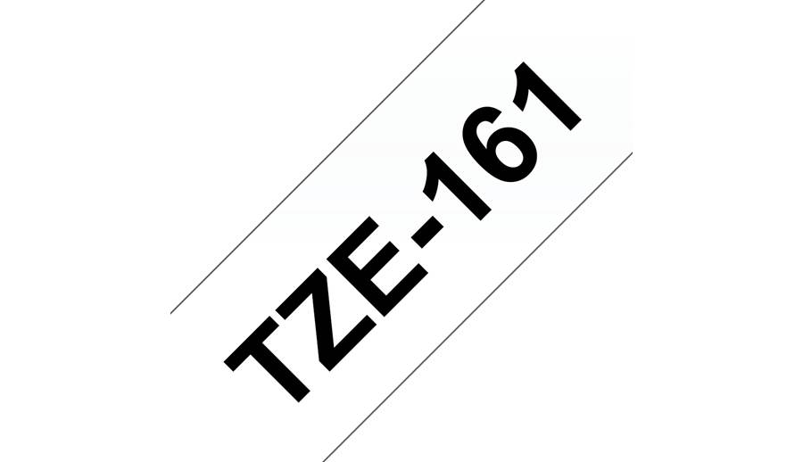 Rca Informatique - image du produit : TZE161 : LAMINATED TAPE BLACK ON CLEAR 8