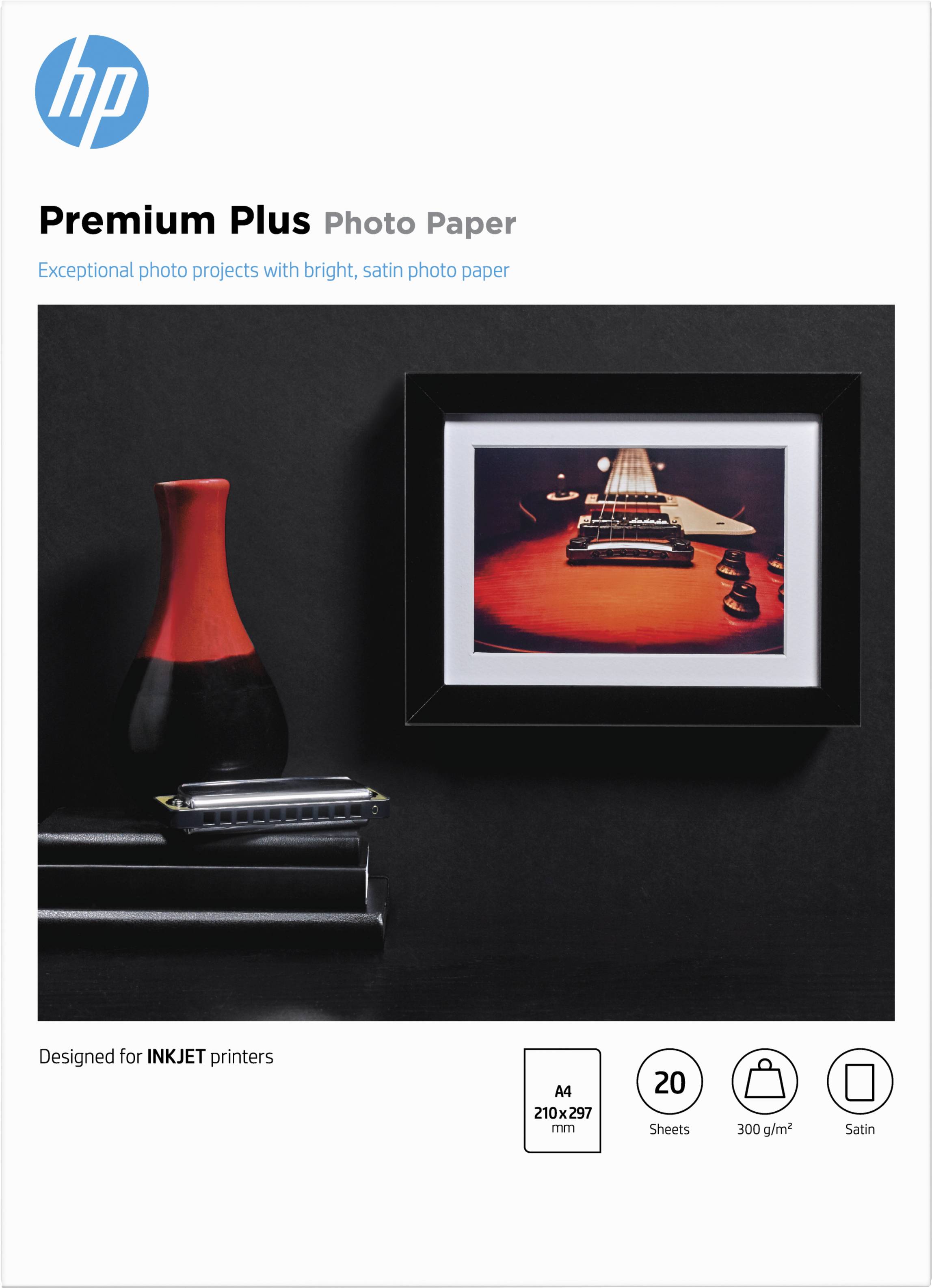 Rca Informatique - image du produit : PREMIUM PLUS PHOTO PAPER SEMI-GLOSS 20 SHEET A4