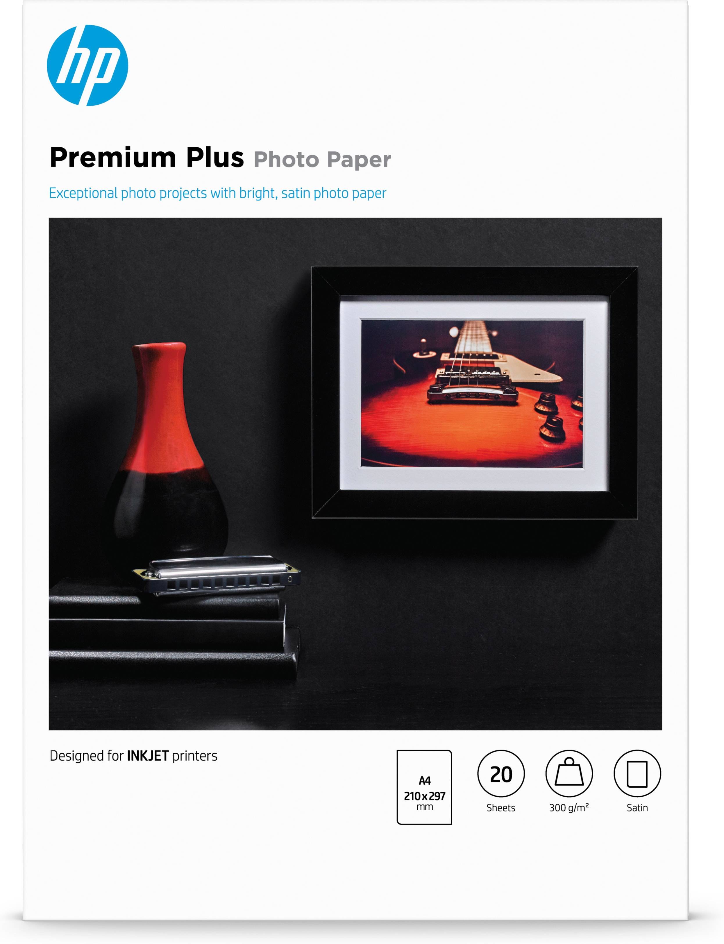 Rca Informatique - Image du produit : PREMIUM PLUS PHOTO PAPER SEMI-GLOSS 20 SHEET A4