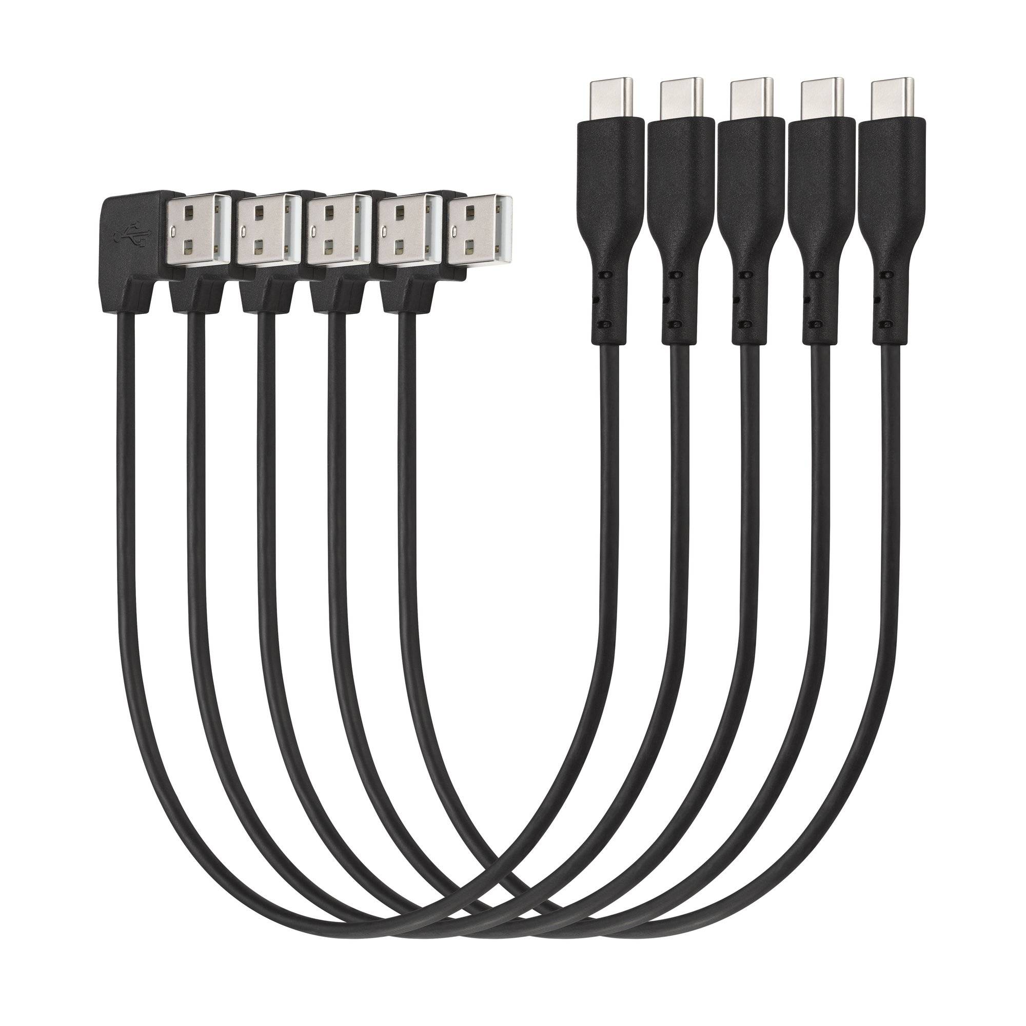 Rca Informatique - Image du produit : CHARGE / SYNC USB-A TO USB-C CABLE (5 PACK)