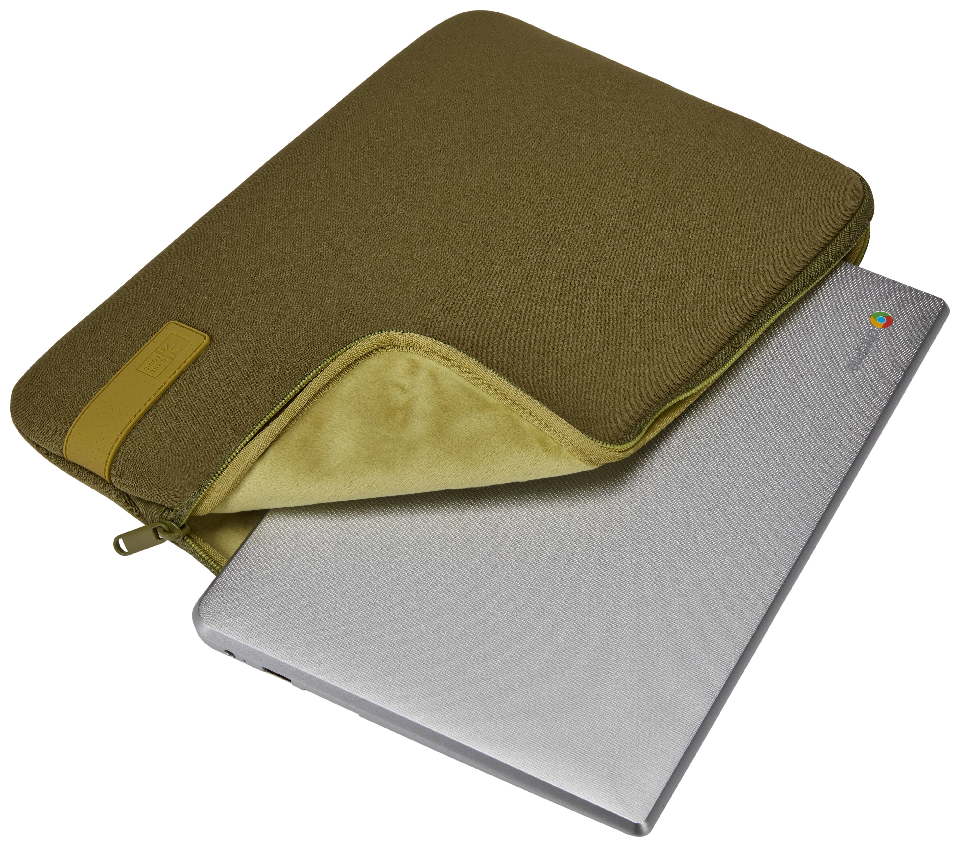 Rca Informatique - image du produit : REFLECT LAPTOP SLEEVE 13.3IN CAPULET OLIVE/GREEN OLIVE