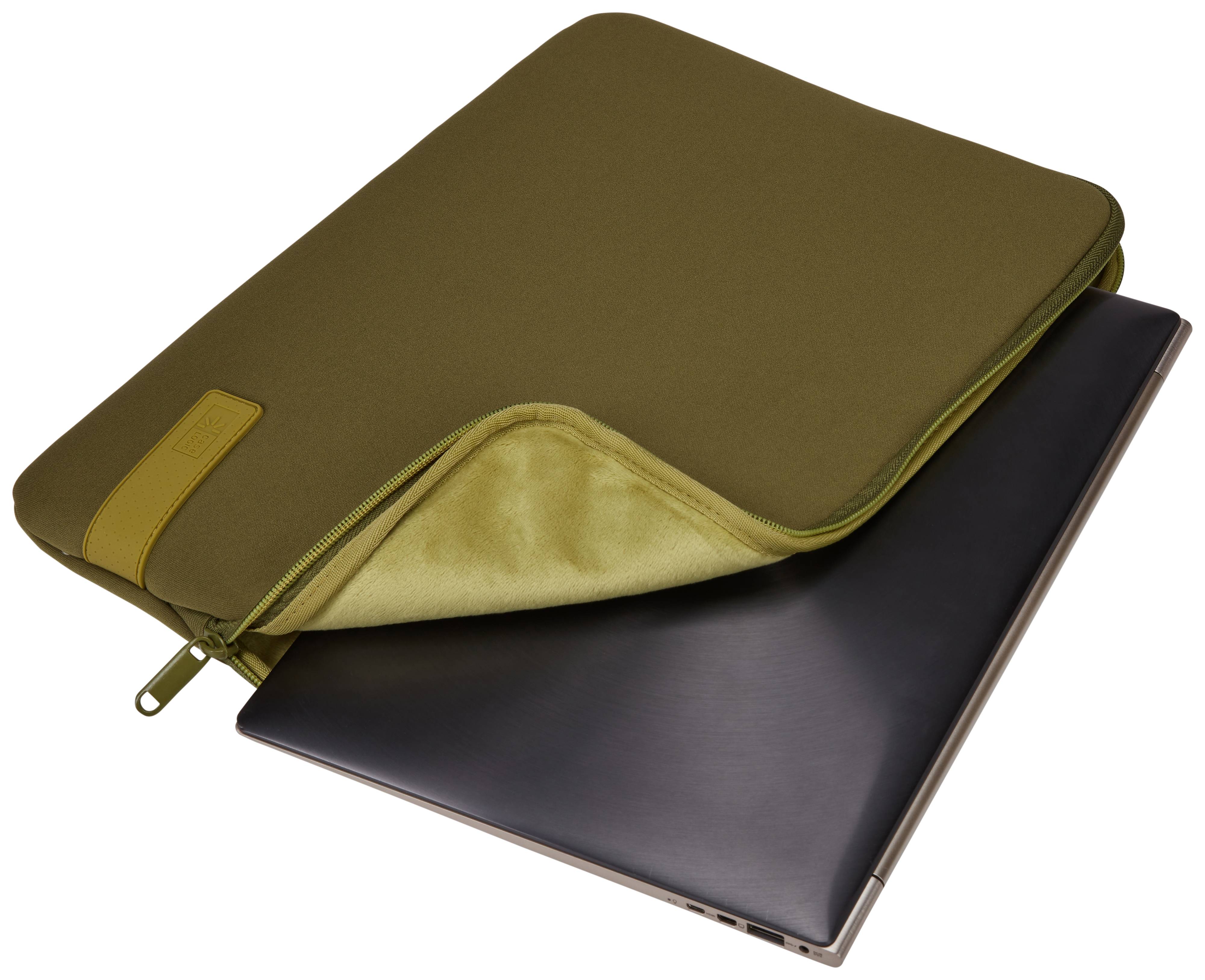 Rca Informatique - image du produit : REFLECT LAPTOP SLEEVE 14IN CAPULET OLIVE/GREEN OLIVE