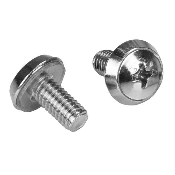 Rca Informatique - image du produit : M6 CAGE NUTS AND M6 RACK SCREWS 20 PACK OF M6 SCREWS + M6 NUTS