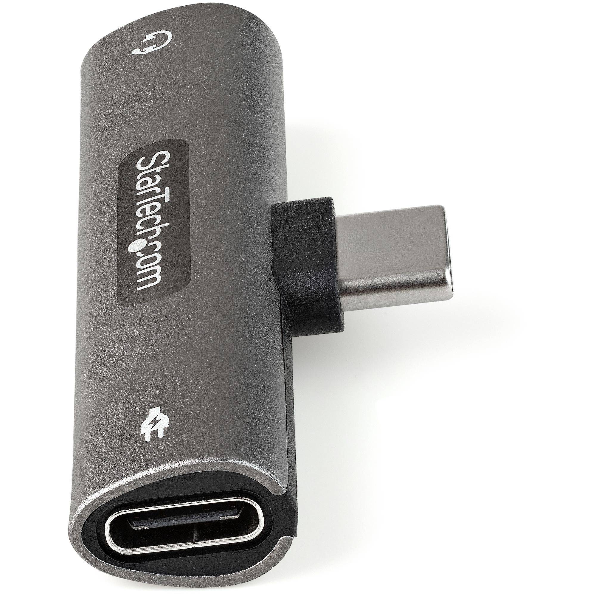 Rca Informatique - image du produit : USB C AUDIO + CHARGE ADAPTER 3.5MM HEADSET JACK + PD CHARGING