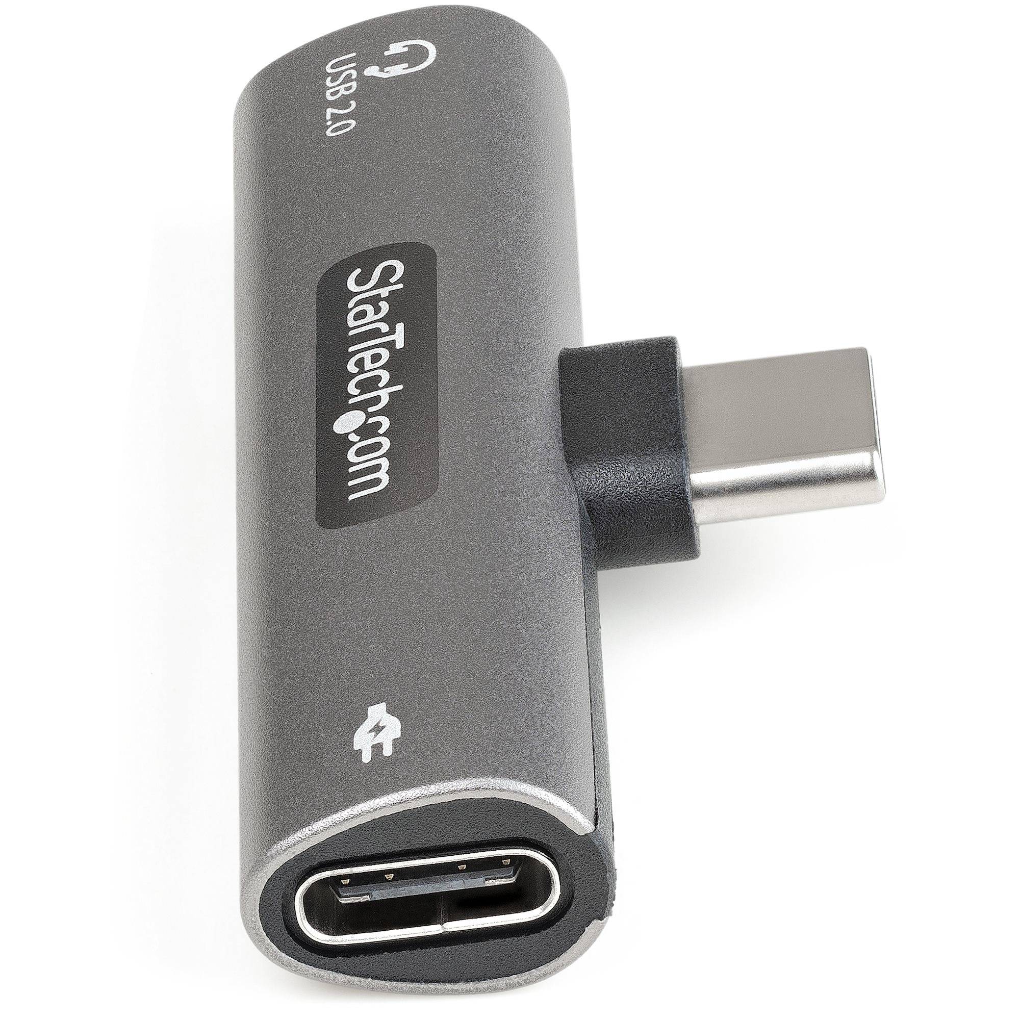 Rca Informatique - image du produit : USB C AUDIO / CHARGE ADAPTER W/ USB-C AUDIO AND 60W CHARGE PORT