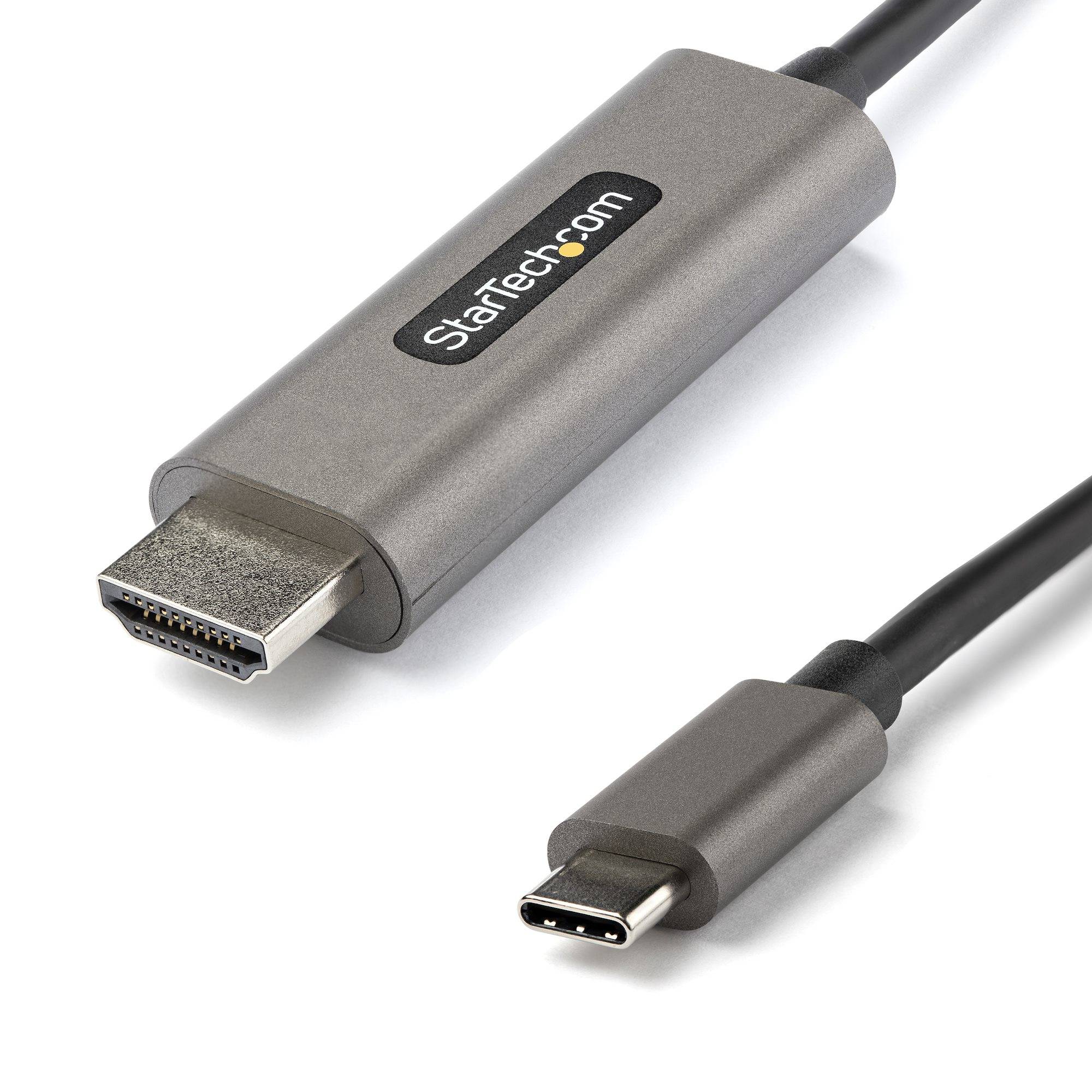 Rca Informatique - image du produit : 3FT USB C TO HDMI CABLE 4K 60HZ WITH HDR10 - USB-C TO HDMI MONIT