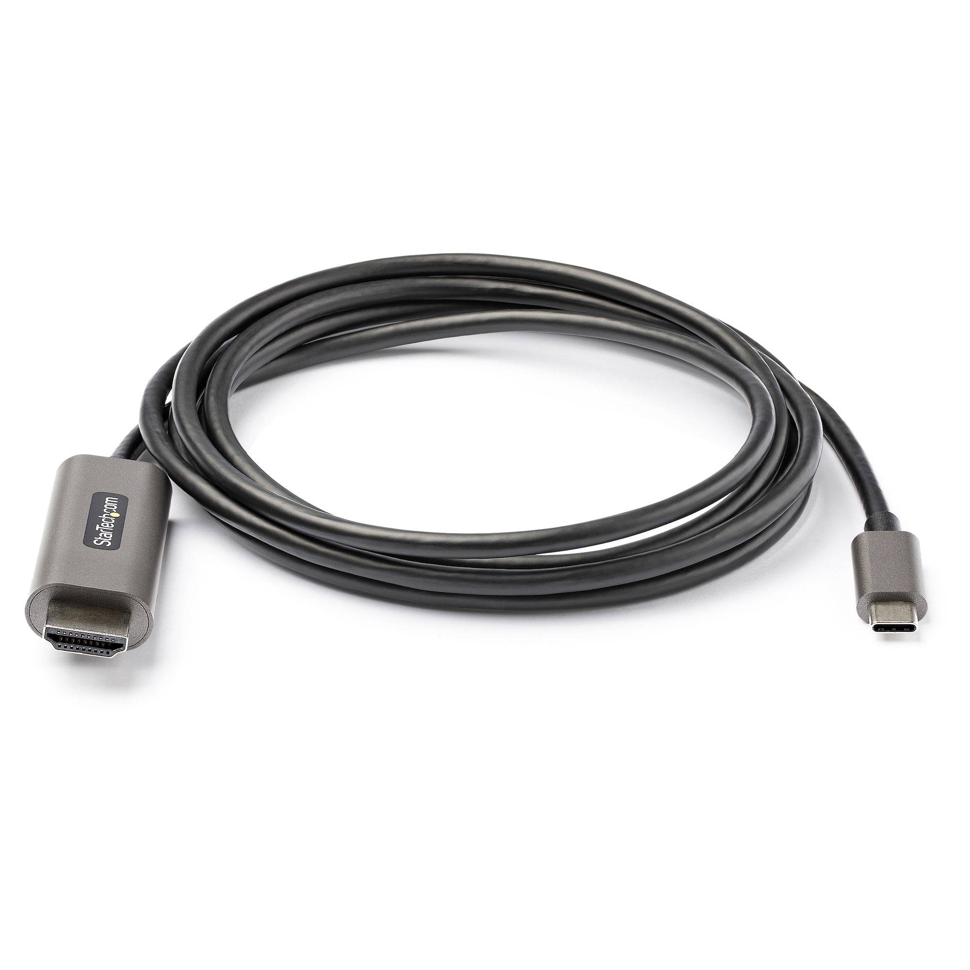 Rca Informatique - image du produit : 6FT USB C TO HDMI CABLE 4K 60HZ WITH HDR10 - USB-C TO HDMI MONIT