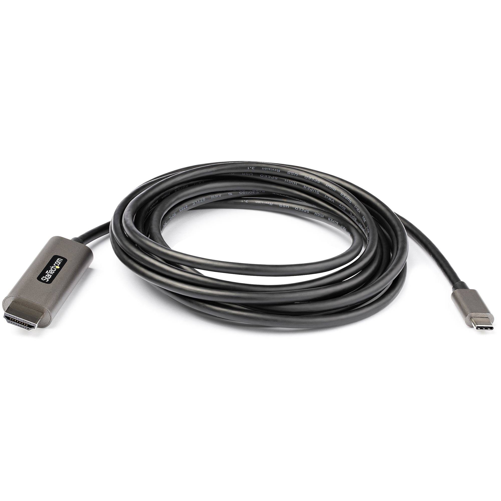 Rca Informatique - image du produit : 9.8FT USB C TO HDMI CABLE 4K 60 WITH HDR10 - USB-C TO HDMI MONIT