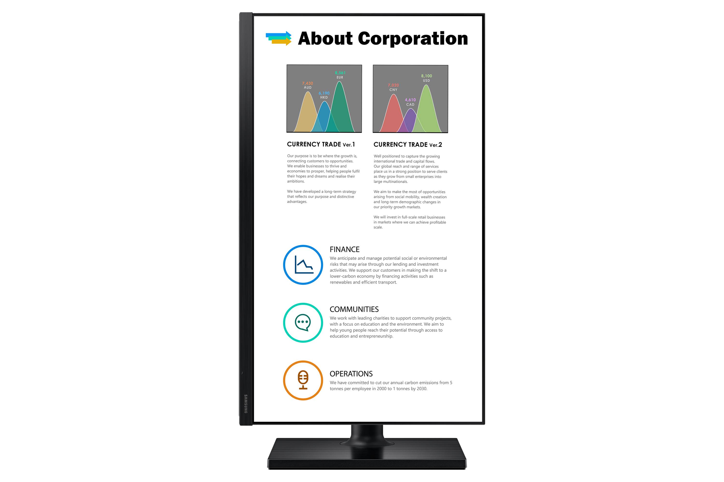 Rca Informatique - image du produit : LF27T450FQRXEN 27IN IPS FHD 250CD/5MS/2HDMI/DP/2USB/HAS