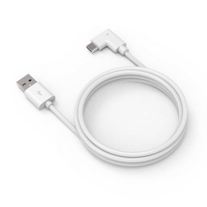 Rca Informatique - image du produit : 6FTUSB-A TO 90-DEGREE USB-C CABLE WHITE