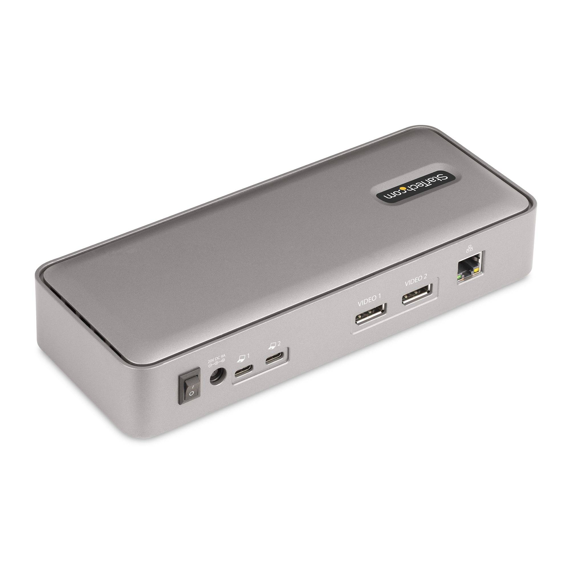 Rca Informatique - image du produit : DUAL-LAPTOP USB-C KVM DOCKING STATION - KVM SWITCH DOCK