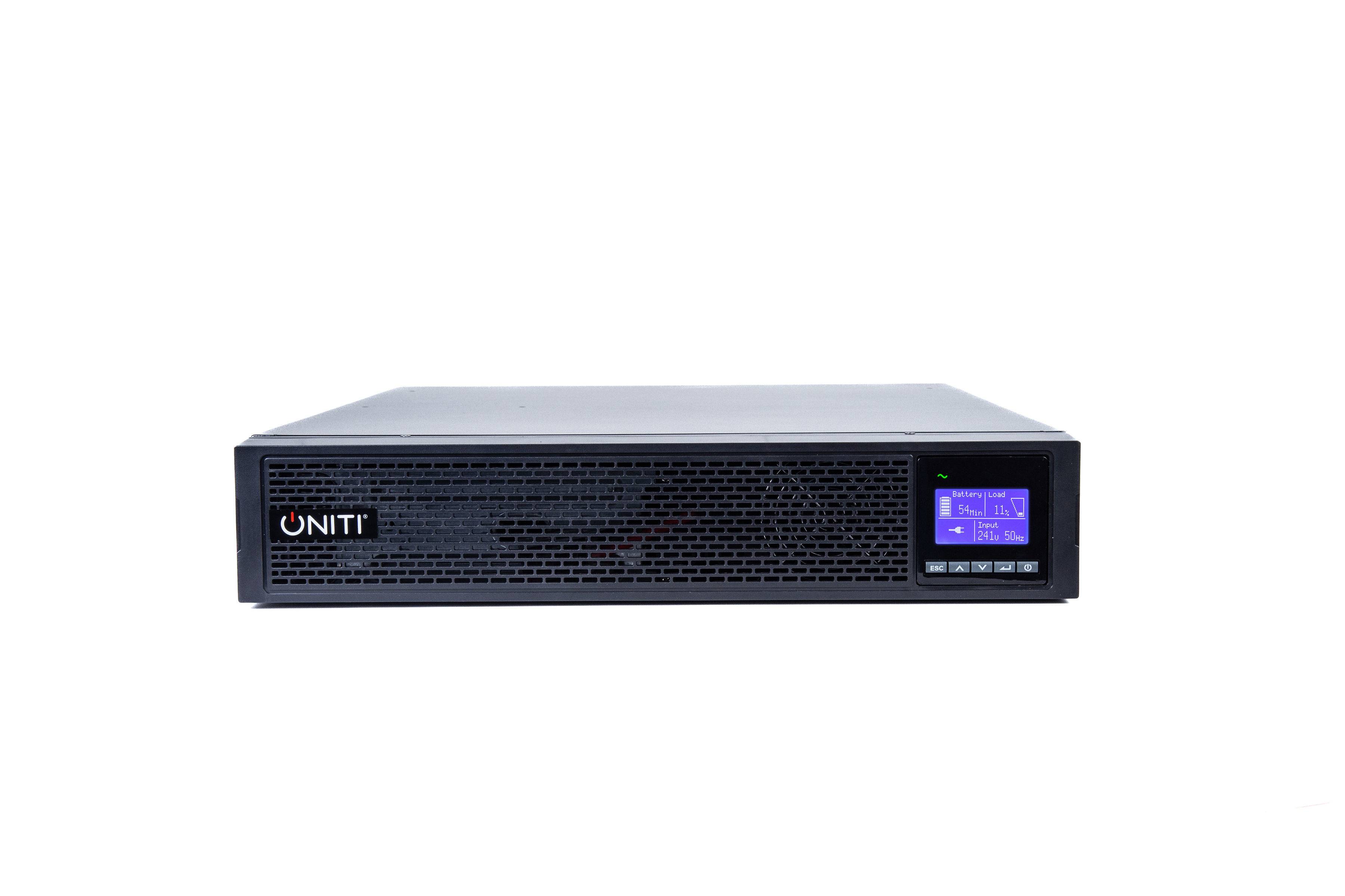 Rca Informatique - Image du produit : UNITI POWER SYMPHONY ONLINE DOUBLE CONVERSION 230V 2U 3KVA /