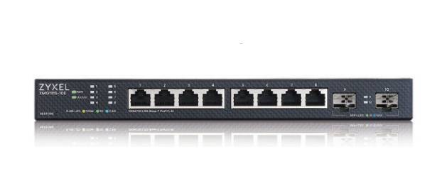 Rca Informatique - Image du produit : XMG1915-10E 8-PORT 2.5GBE 2 SFP+ SMART SWITCH HYBIRD MODE ST