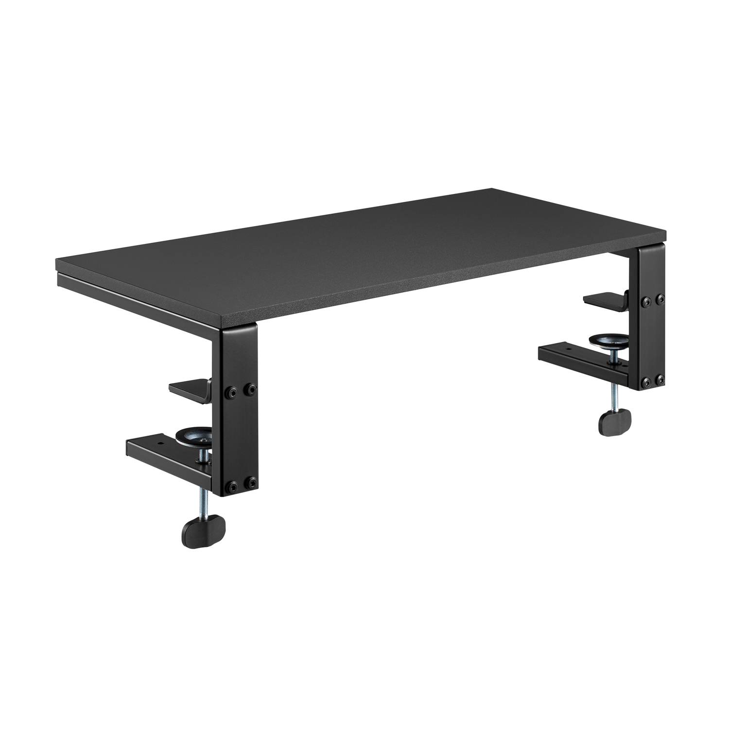 Rca Informatique - image du produit : DESKTOP MONITOR RISER STAND 3-IN-1 FREESTAND/CLAMP OR SHELF