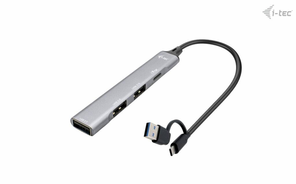 Rca Informatique - image du produit : I-TEC USB-A/USB-C 4 PORT HUB 1X USB-C 3.1+3X USB 2.0