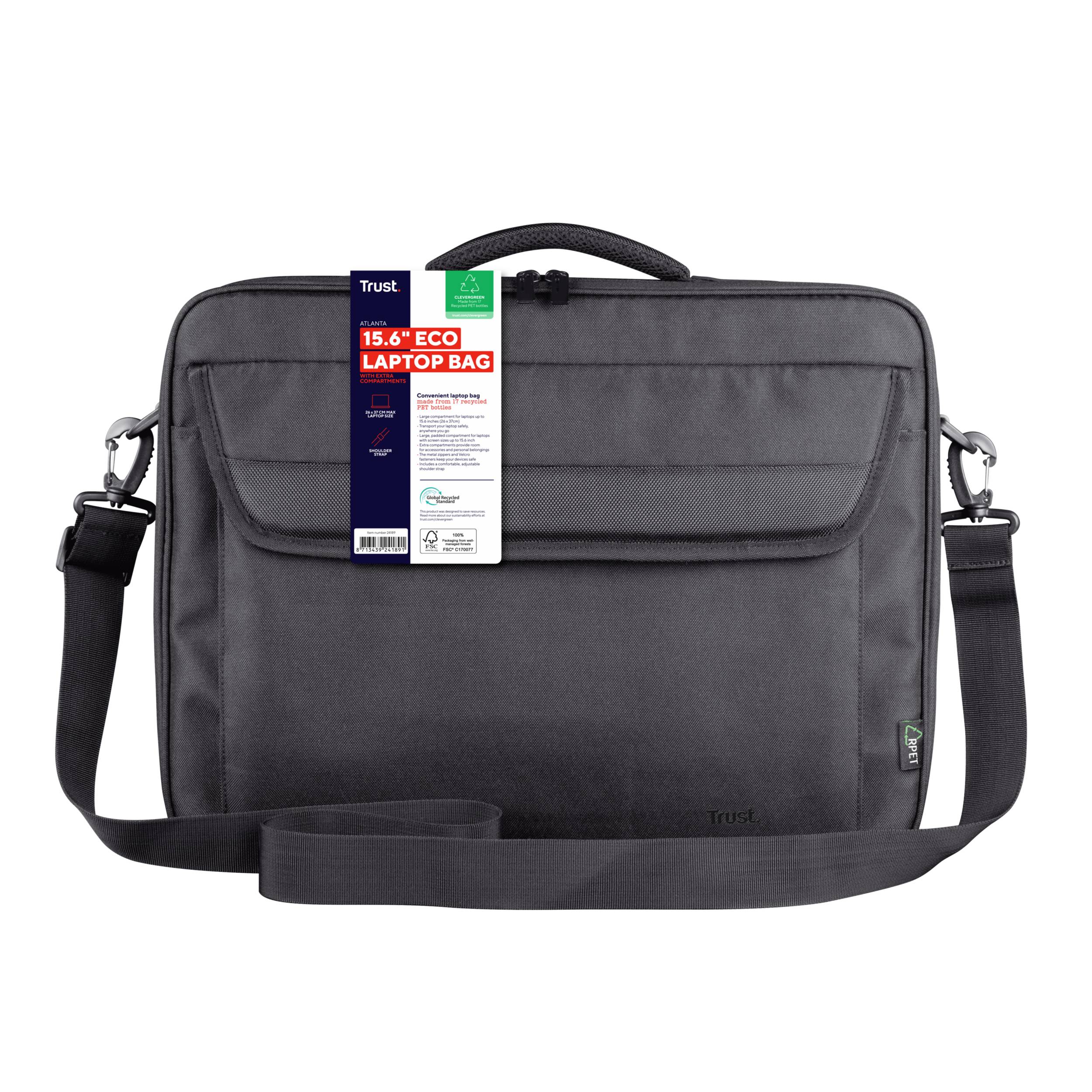 Rca Informatique - image du produit : PORTABLE BRIEFCASE 15.6IN ATLANTA RANGE ECO MATERIAL BQ 10