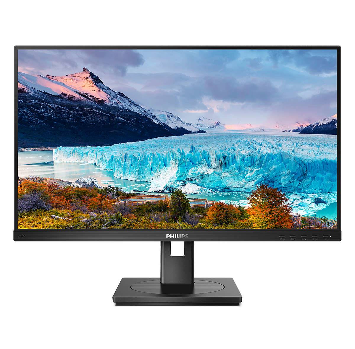 Rca Informatique - image du produit : 243S1/00 23.8IN IPS FHD 250CD 1000:1/4MS/HDMI/DP/USB-C