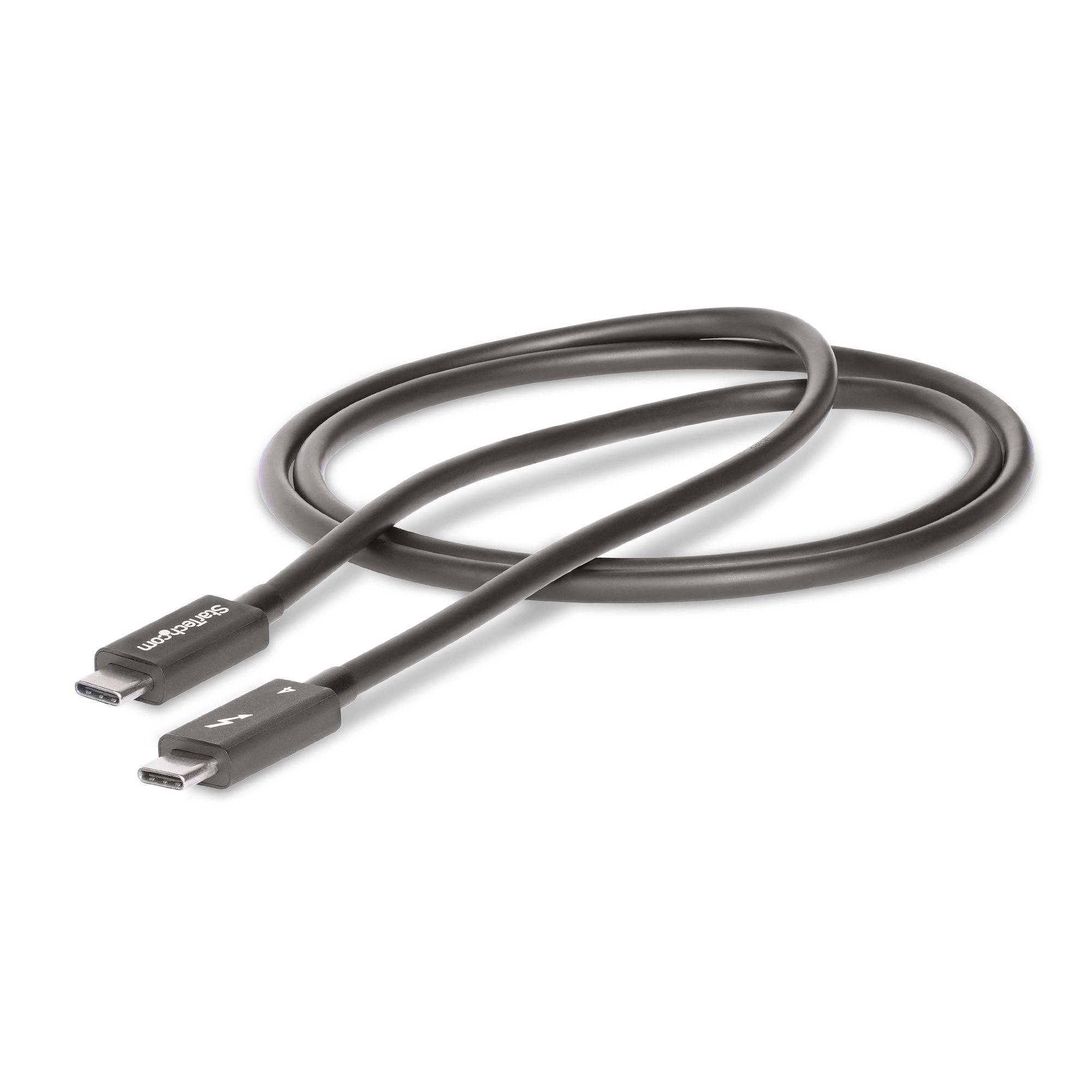 Rca Informatique - image du produit : 3FT THUNDERBOLT 4 CABLE - INTEL-CERTIFIED 40GBPS 100W PD