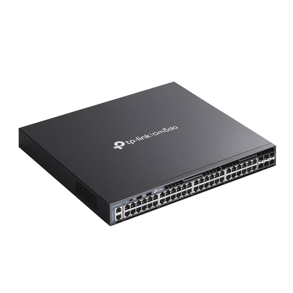 Rca Informatique - image du produit : OMADA 48-PORT GIGABIT STACKABLE L3 MANAGED SWITCH WITH 6 10GE SF