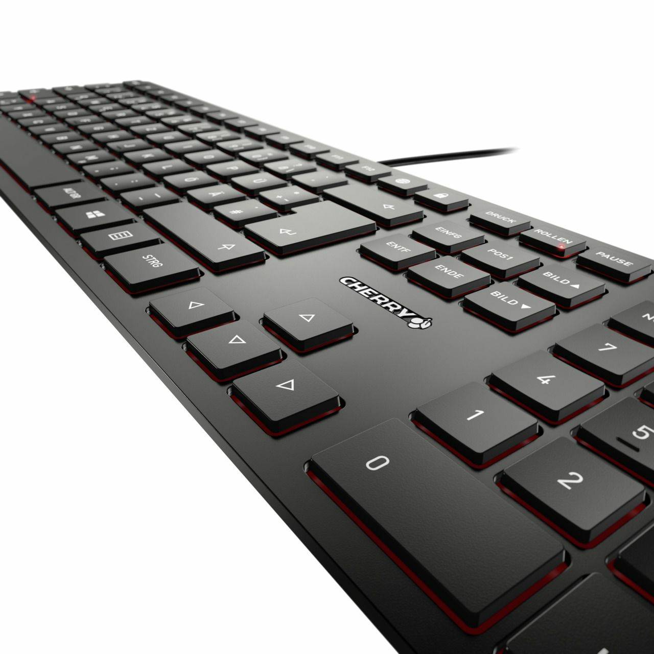 Rca Informatique - image du produit : CHERRY KC 6000 SLIM 440X130X15MM USB