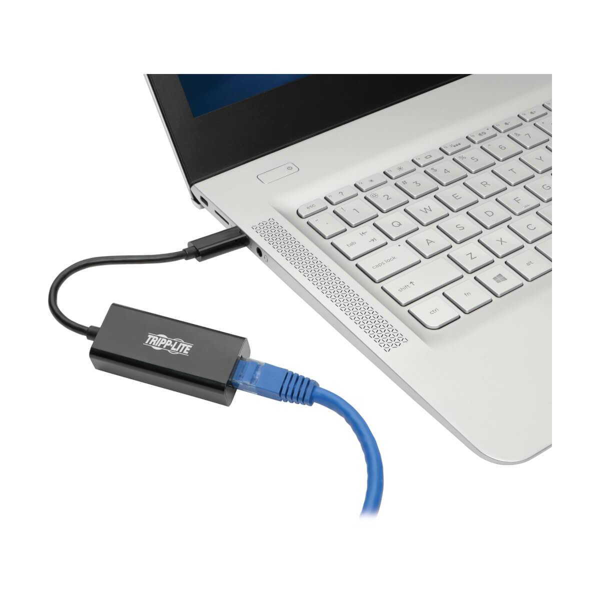 Rca Informatique - image du produit : USB-C TO GIGABIT NETWORK ADPTR TYPE-C THUNDERBOLT 3 - BLACK